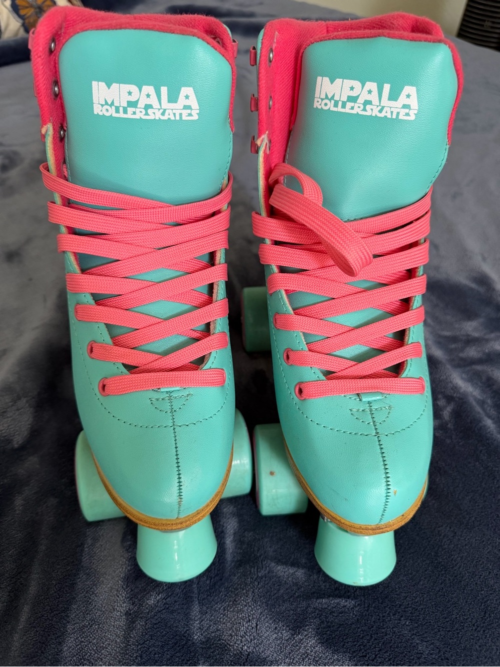 Impala Women's size 6 Mint and Pink Quad Roller Skates
